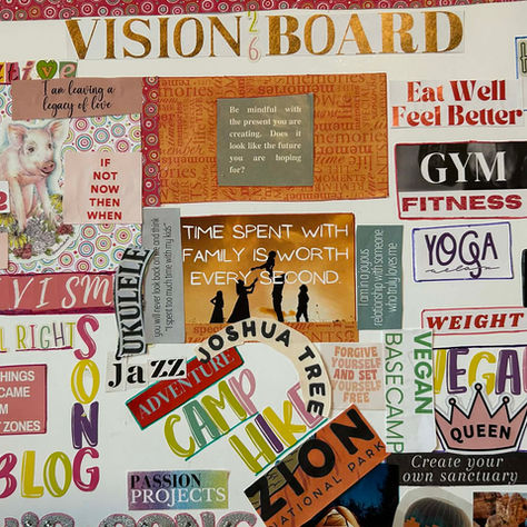 Start the New Year With Intention: Create a Vision Board Rooted in Your Values