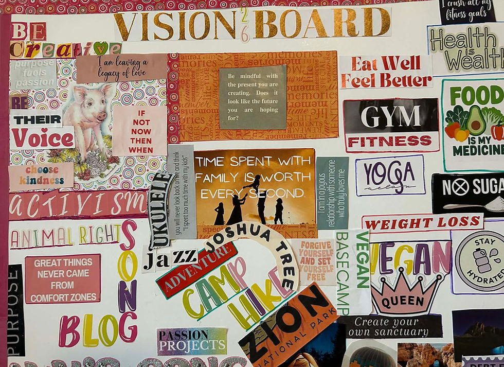 Start the New Year With Intention: Create a Vision Board Rooted in Your Values