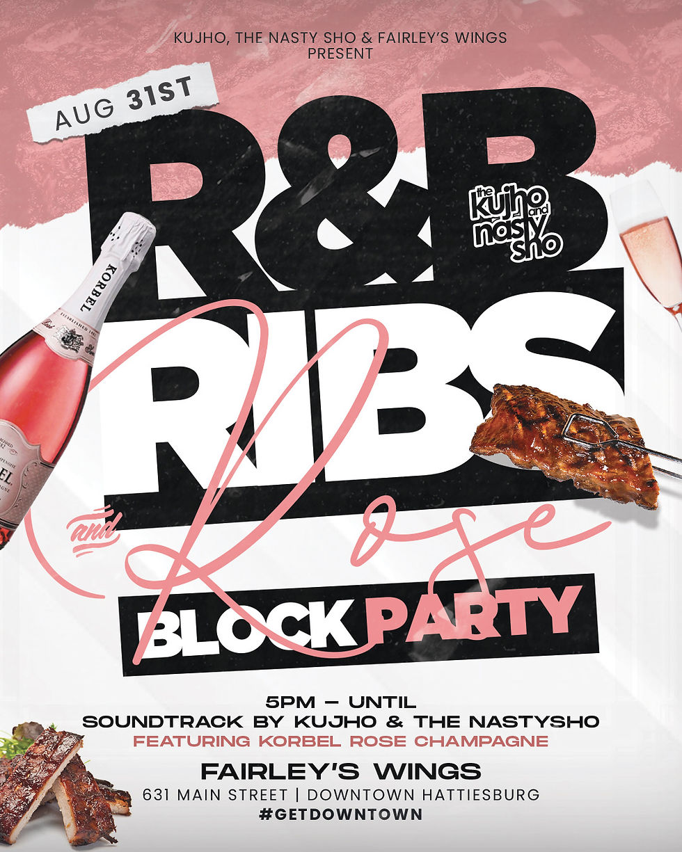 RNB, RIBS, and ROSÉ