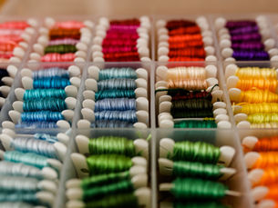 Hand embroidery threads