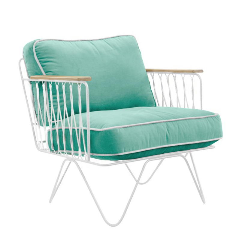 Fauteuil croisette Coton