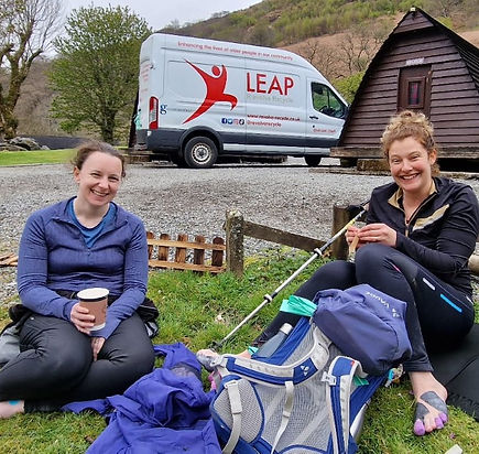 Helen (l) and Kat at lunch stop.jpg