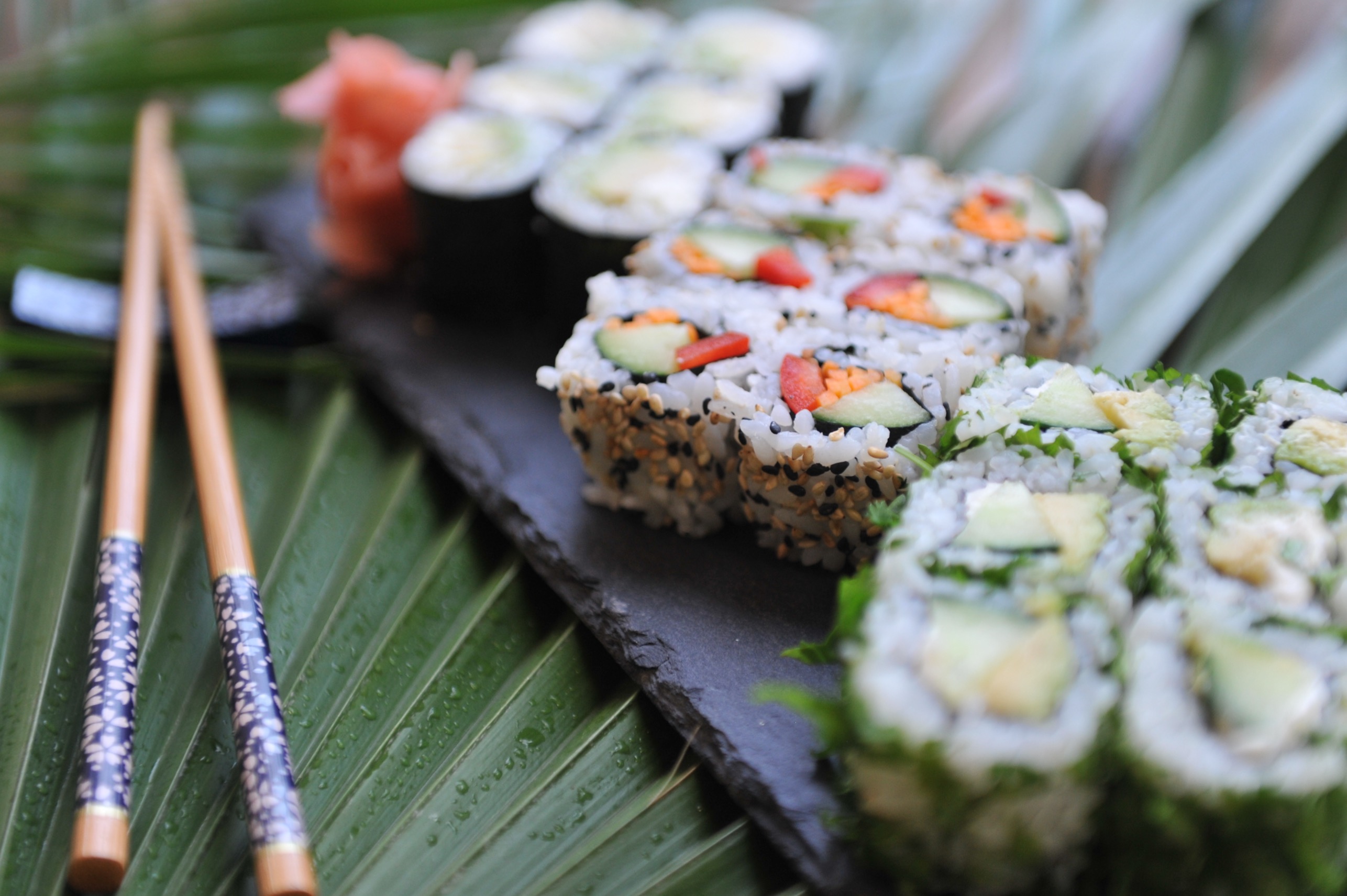 Arranged Food and Objects