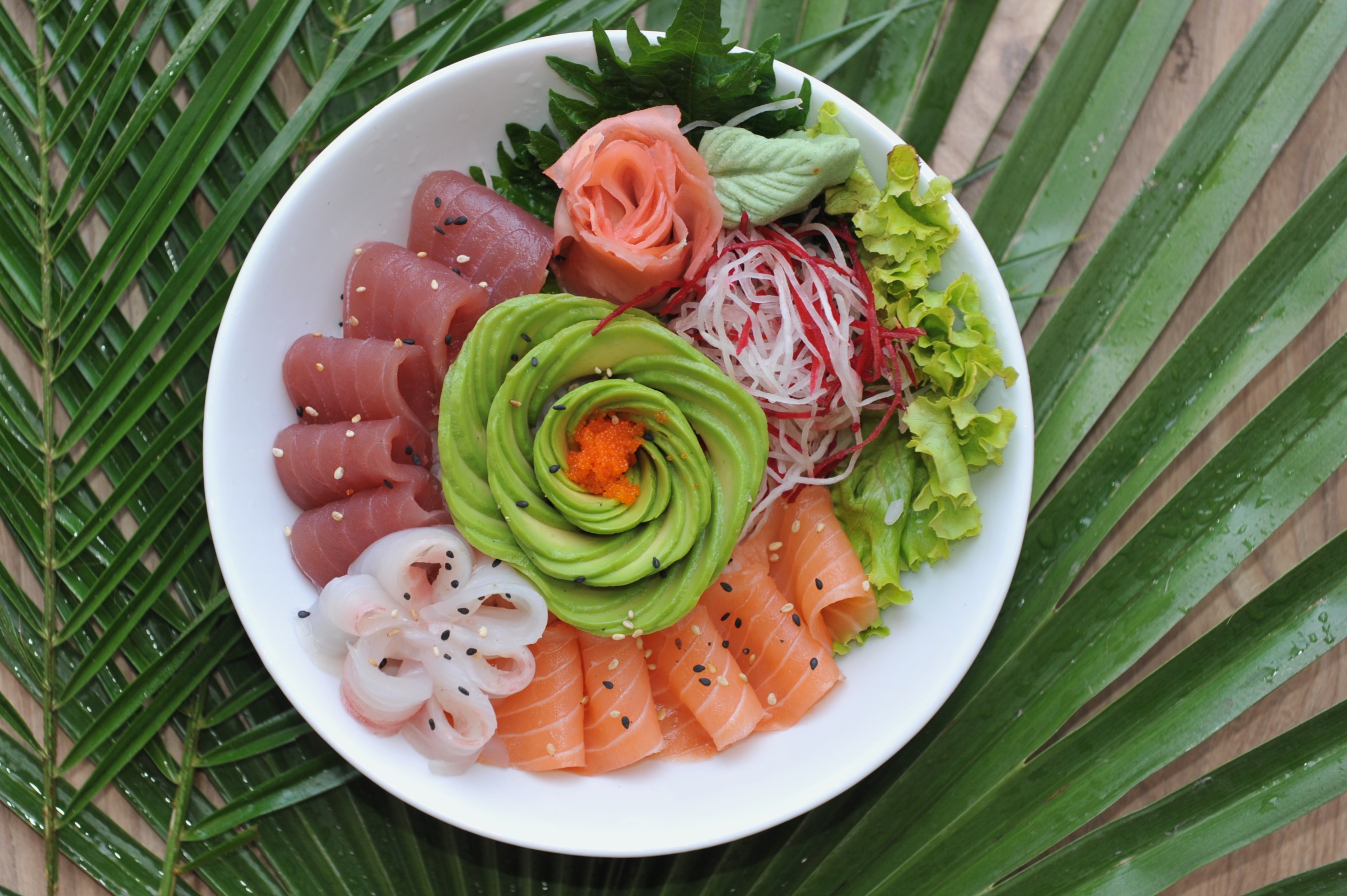 Arranged Food and Objects