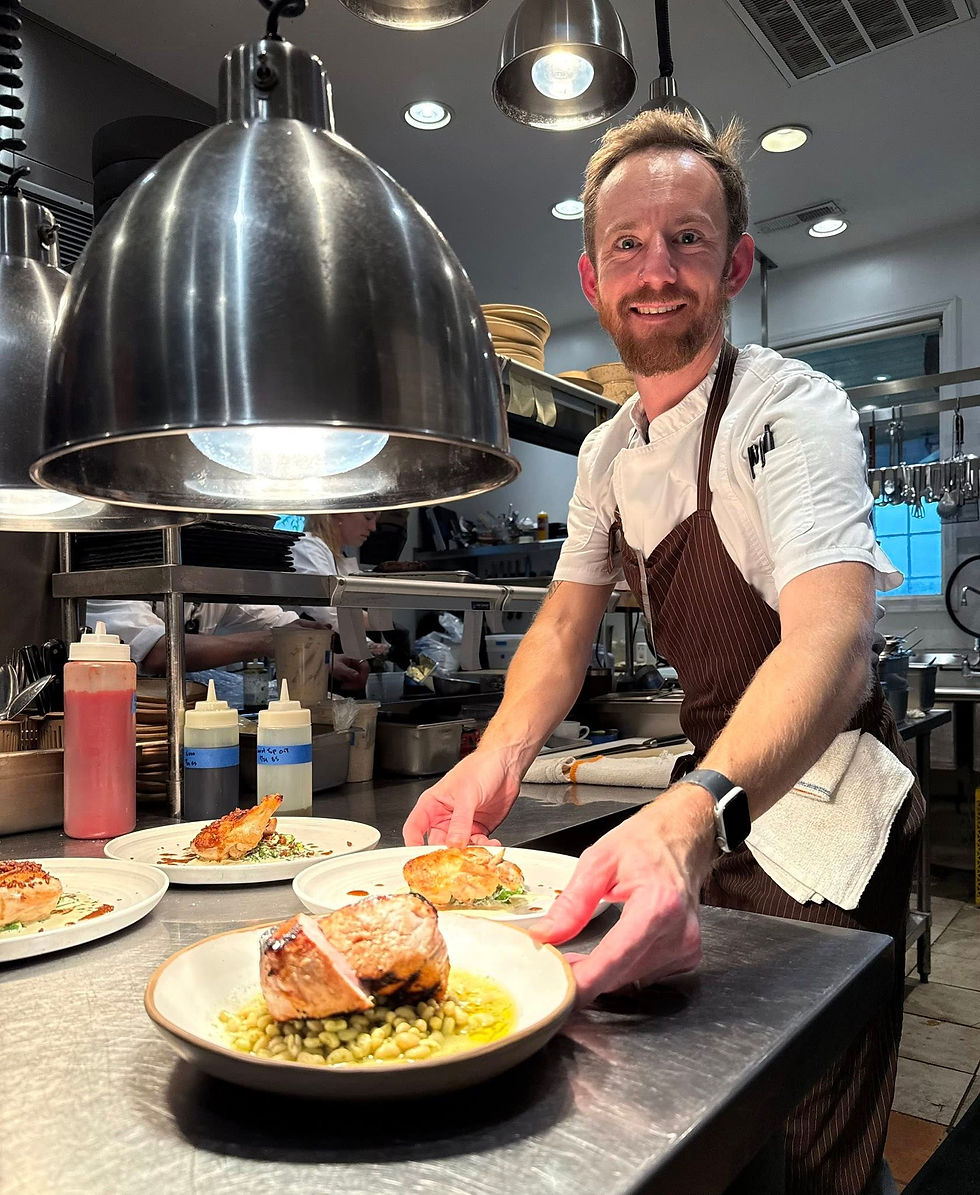Executive Chef Brett Suess in the Silo Kitchen