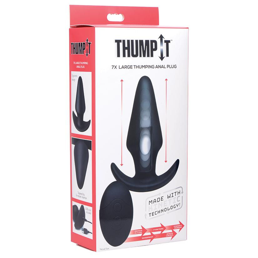 XRAF913 Thump-It Silicone Remote Control Butt Plug