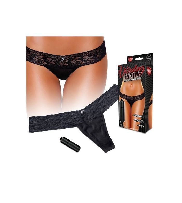 HVP04 Hustler Lingerie Vibrating Lace Thong