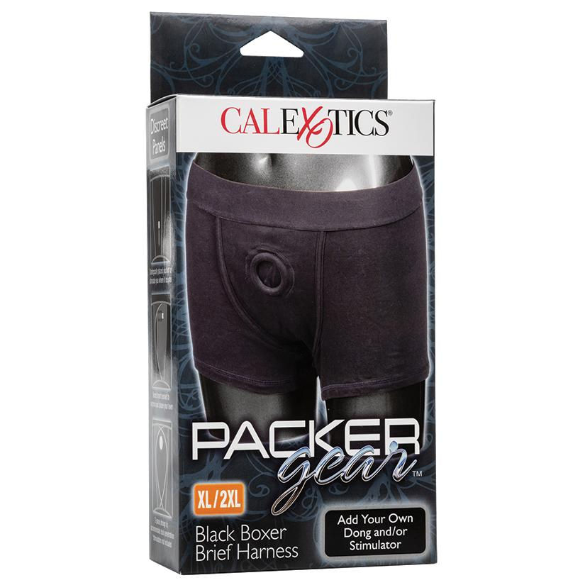 SE1576-20-3 Packer Gear Black Boxer Brief Harness