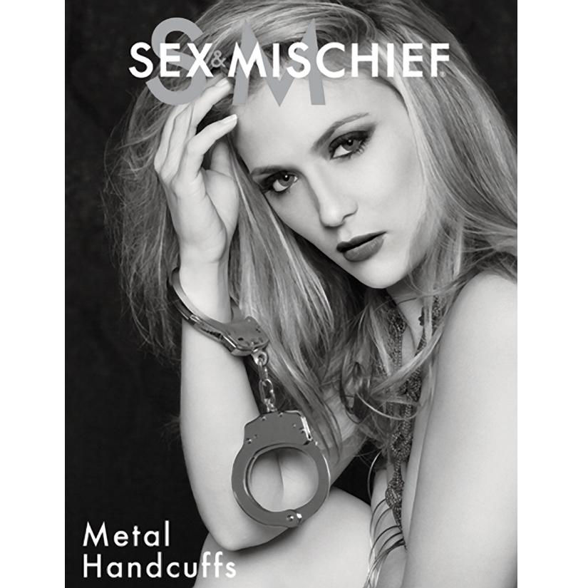 SS100-78 Sex & Mischief Metal Handcuffs