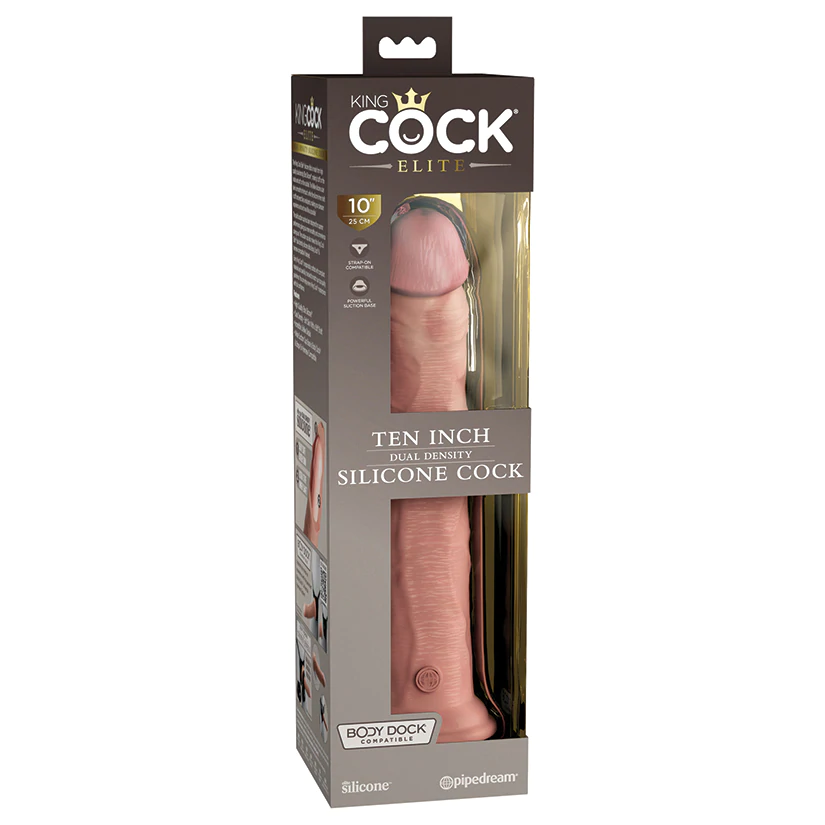 PD5774-21 King Cock Elite Dual Density Silicone Cock