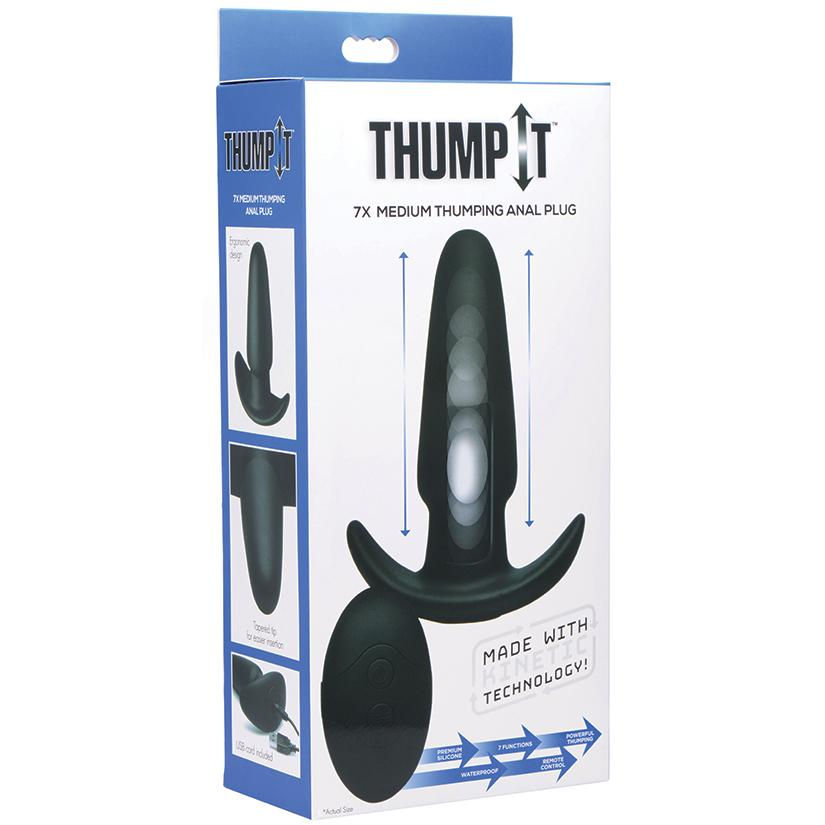 XRAF912 Thump-It Silicone Remote Control Butt Plug