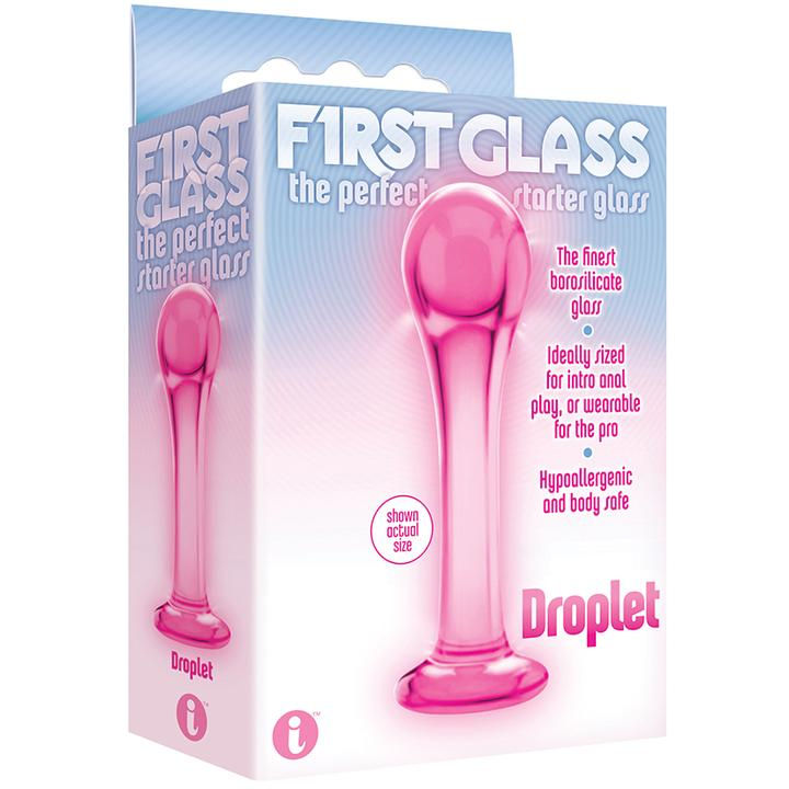 IB2634-2 The 9's First Glass Droplet Anal & Vagina Stimulator