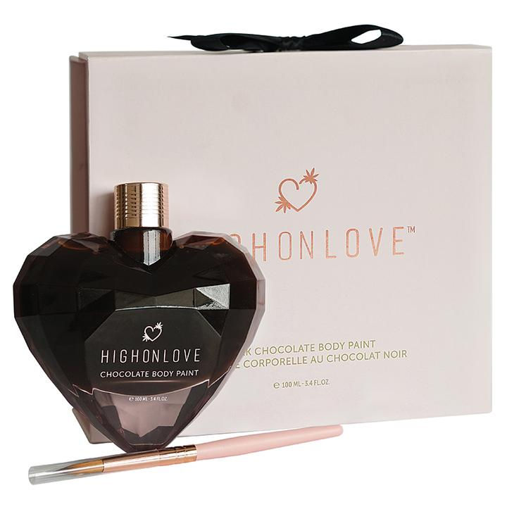 HOL-1804-3 HighOnLove Chocolate Body Paint 3.4oz