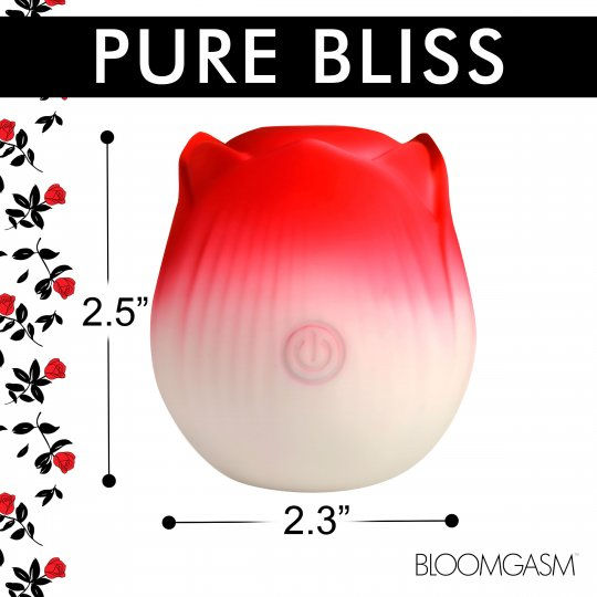 Thumbnail: AH387 - Pulsing Petals Throbbing Rose Clit Stimulator