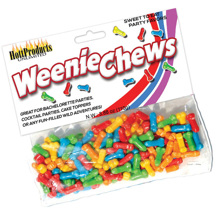 HP2120 Weenie Chews Multi Flavor Assorted Penis Shaped Candy