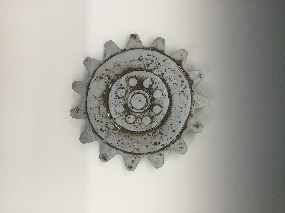 Thumbnail: Gleason gear with brushed bronze finish
