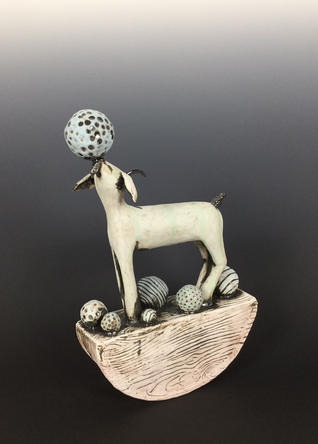 Rocking Goat with Balls