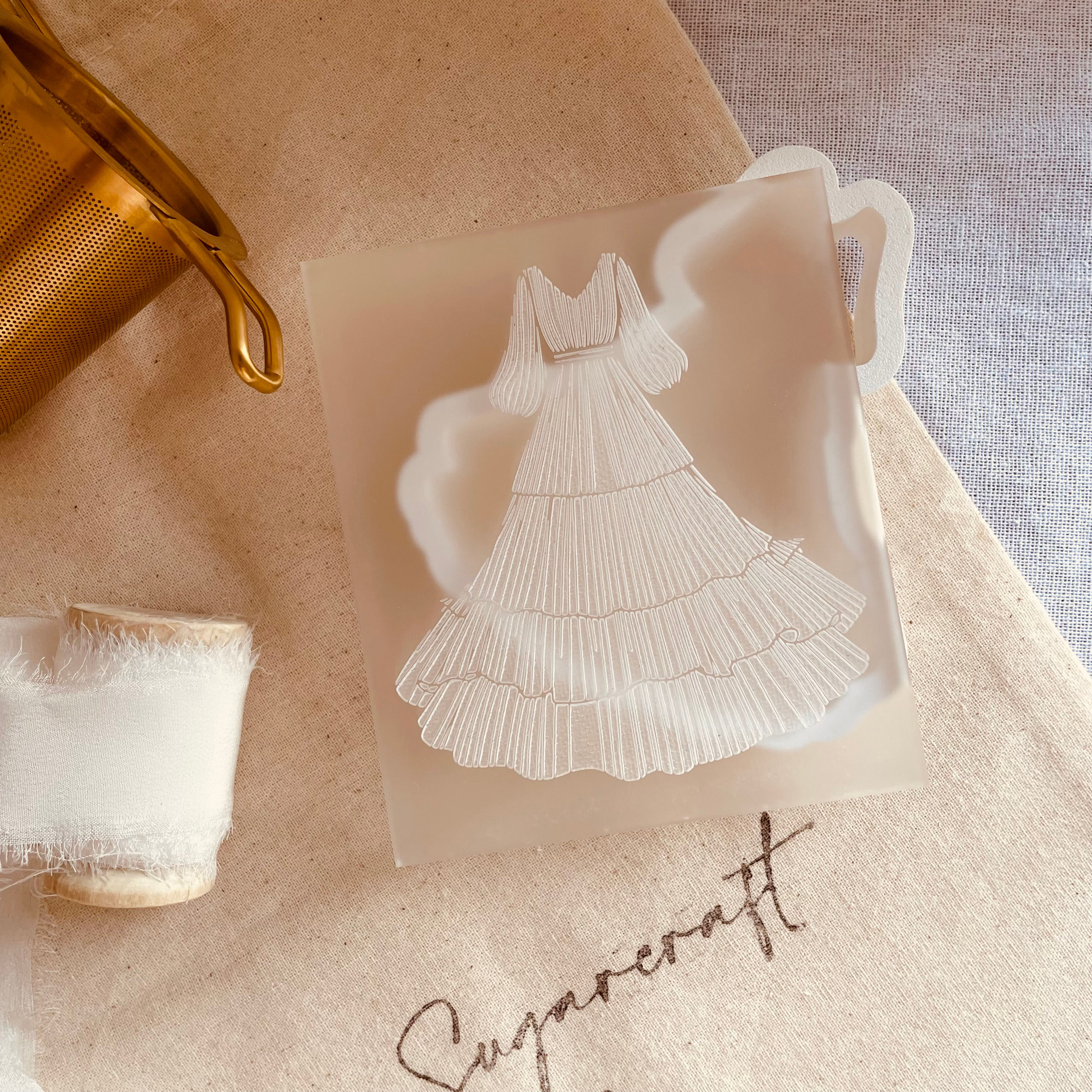 Wuthering Heights Dress One Cookie Stamp & Cutter