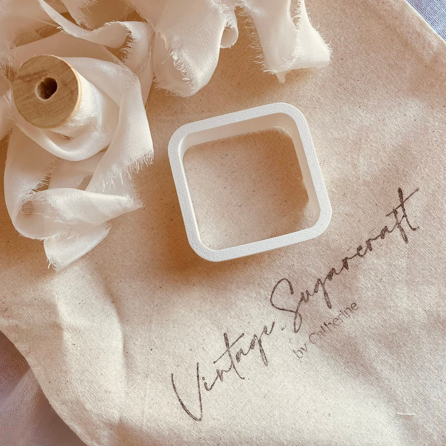 55mm rounded square cookie cutter