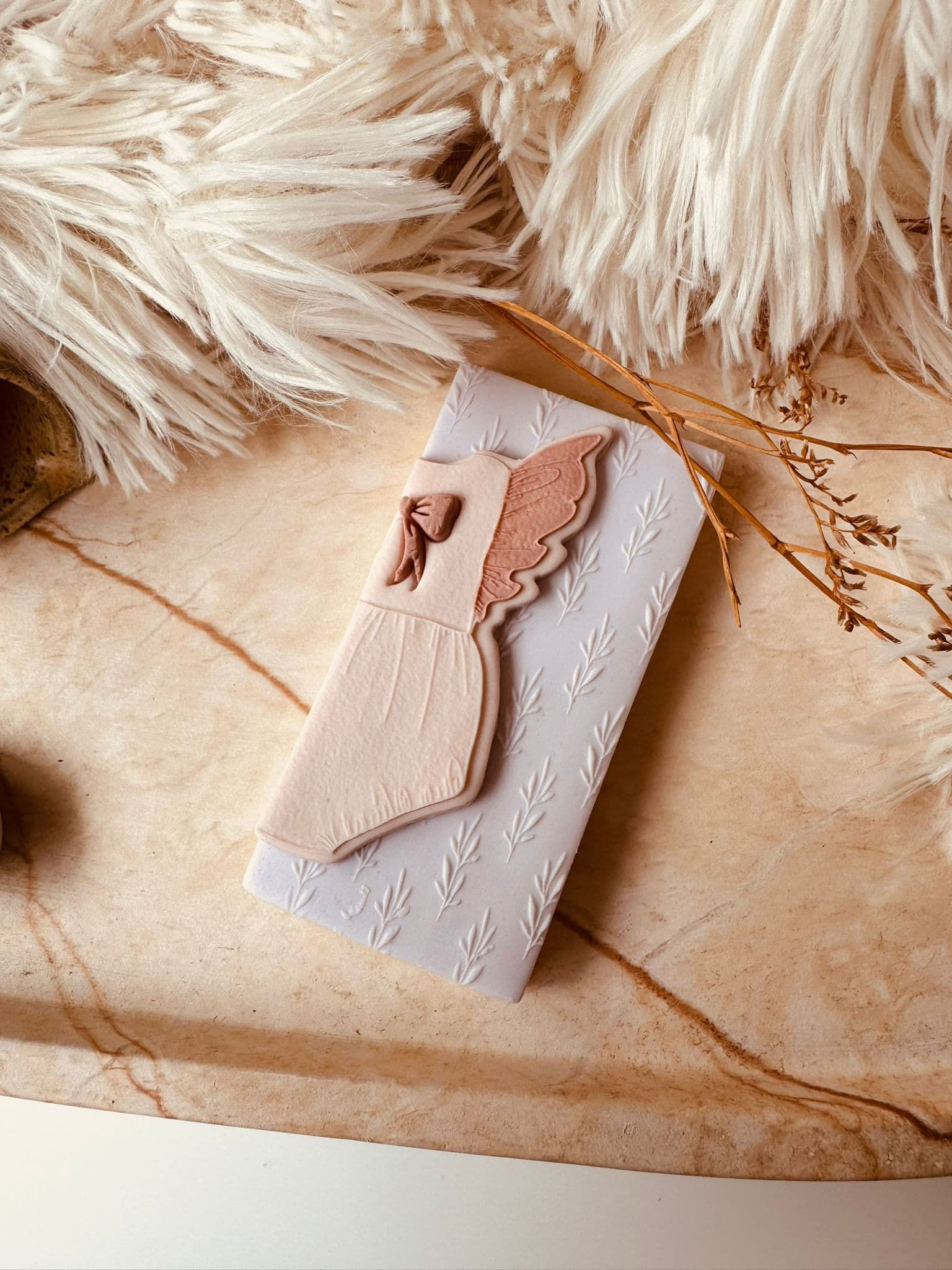 Baby Linen Romper cookie stamp and cutter set