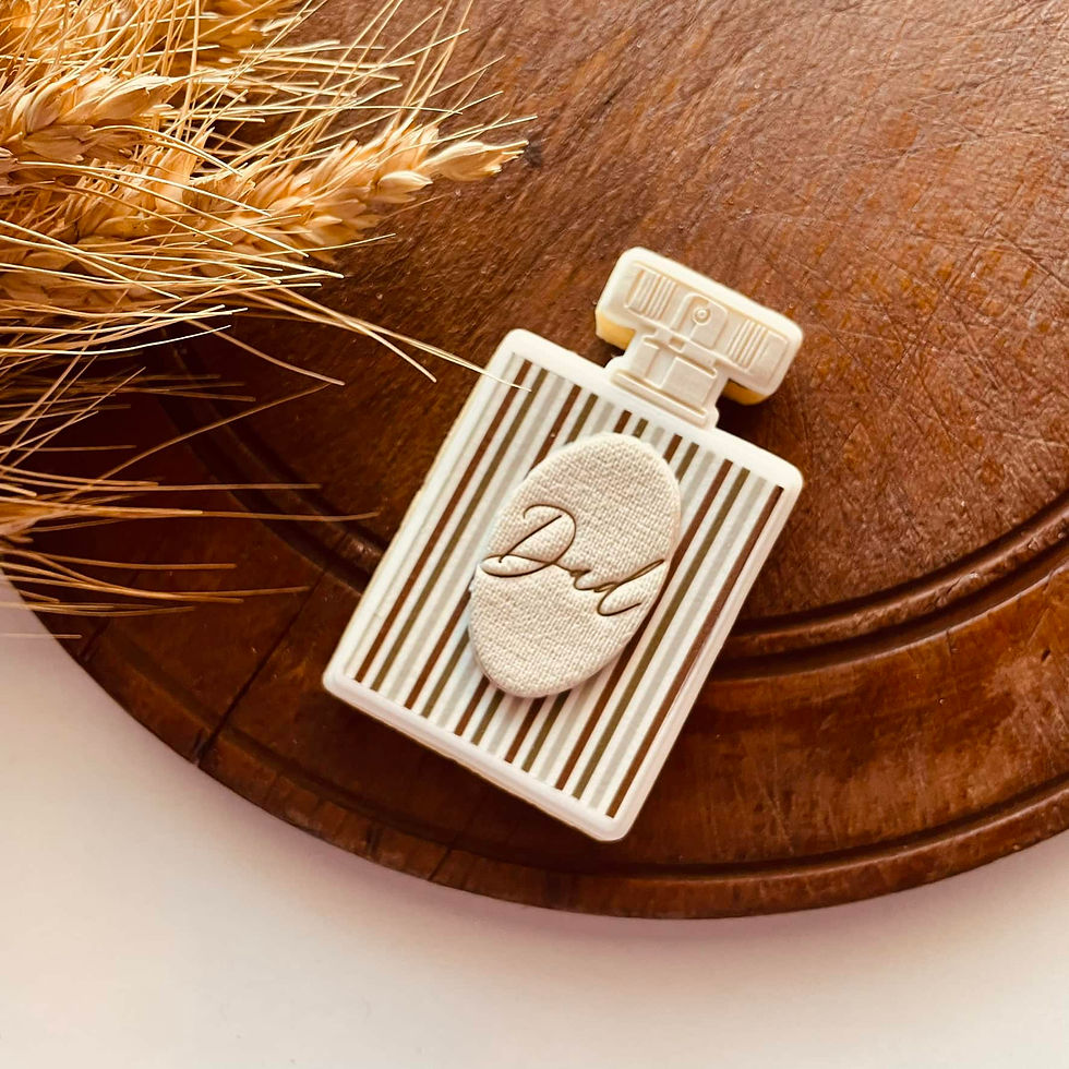 Cologne bottle stamp and cutter kit