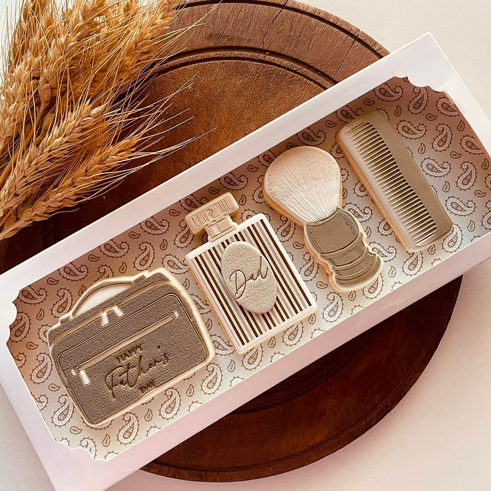 Travel kit cookie set for fondant