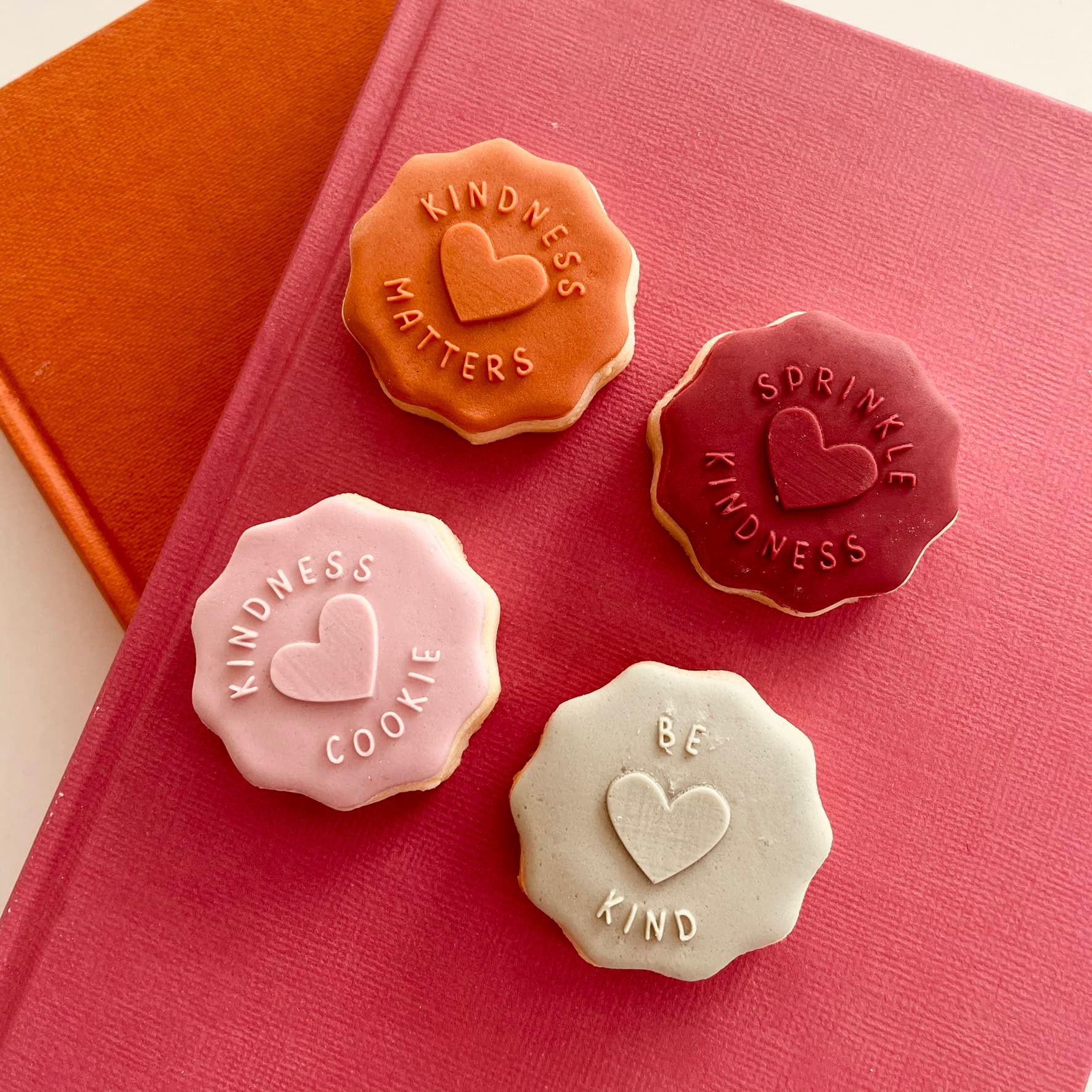 Kindness Button 4 in 1 Cookie Stamp & Cutter Set