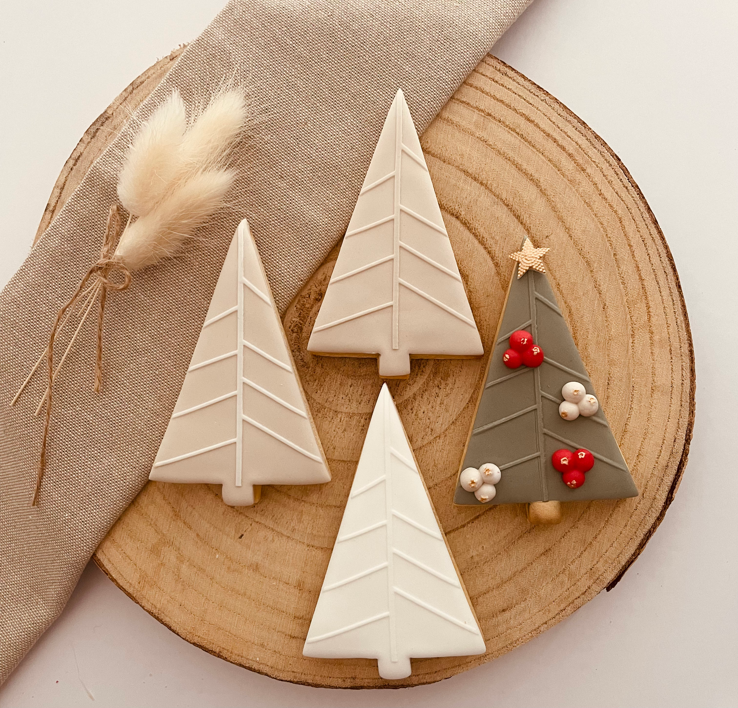 Nordic Tree Cookie Stamp & Cutter