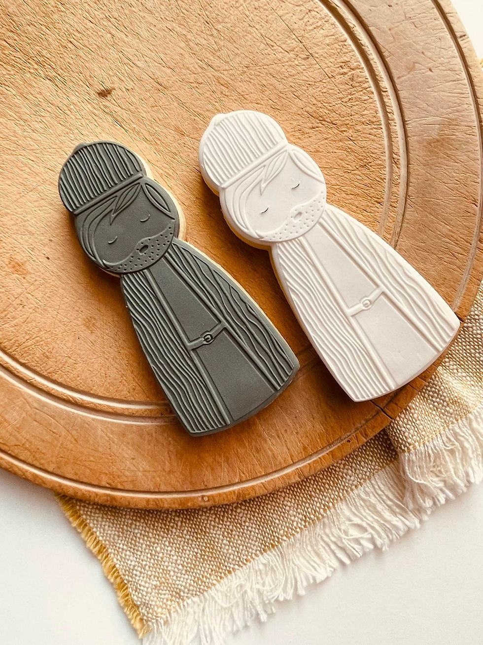 Thumbnail: Wise Man Religious Cookie Stamps and Cutters, Christmas cookie debosser, Cookie Stamp, Cookie cutter
