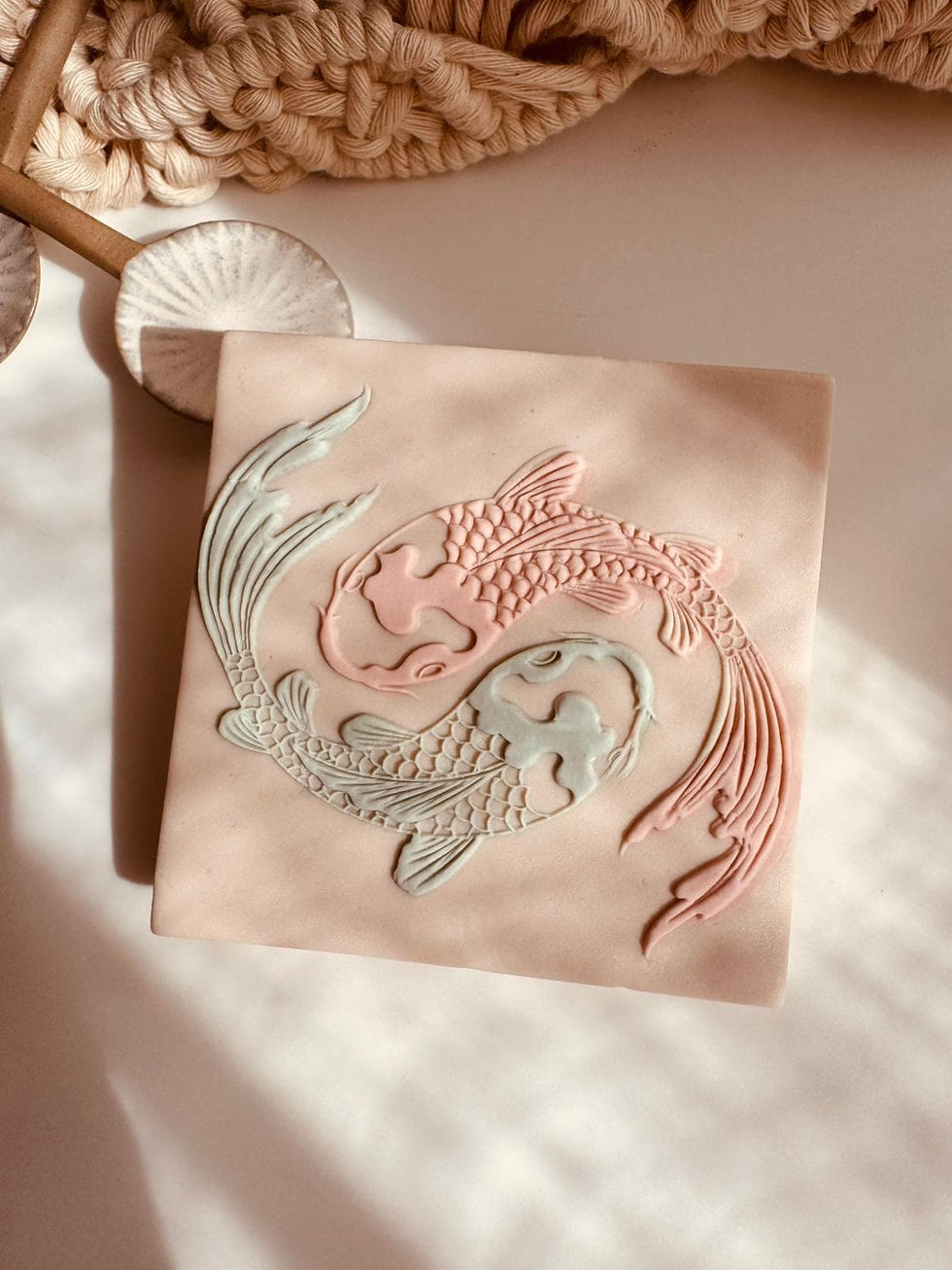 Koi Fish Cookie Stamp