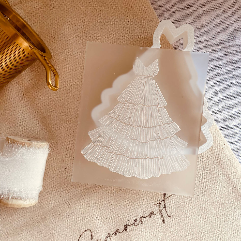 Wuthering Heights Dress Two Cookie Stamp & Cutter