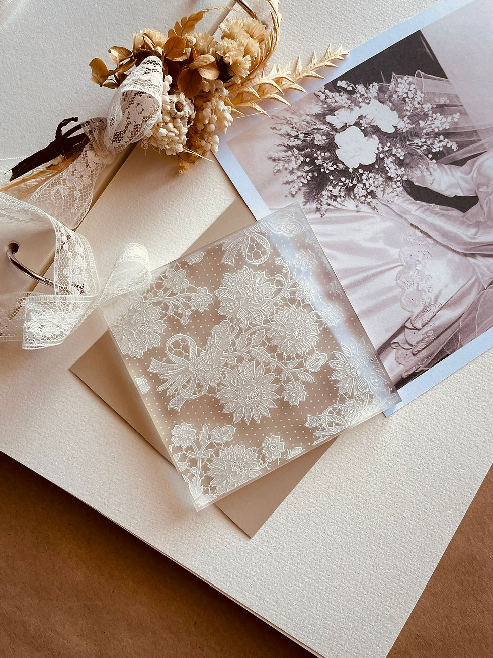 Acrylic fondant texture plate with Dahlia bouquet pattern
