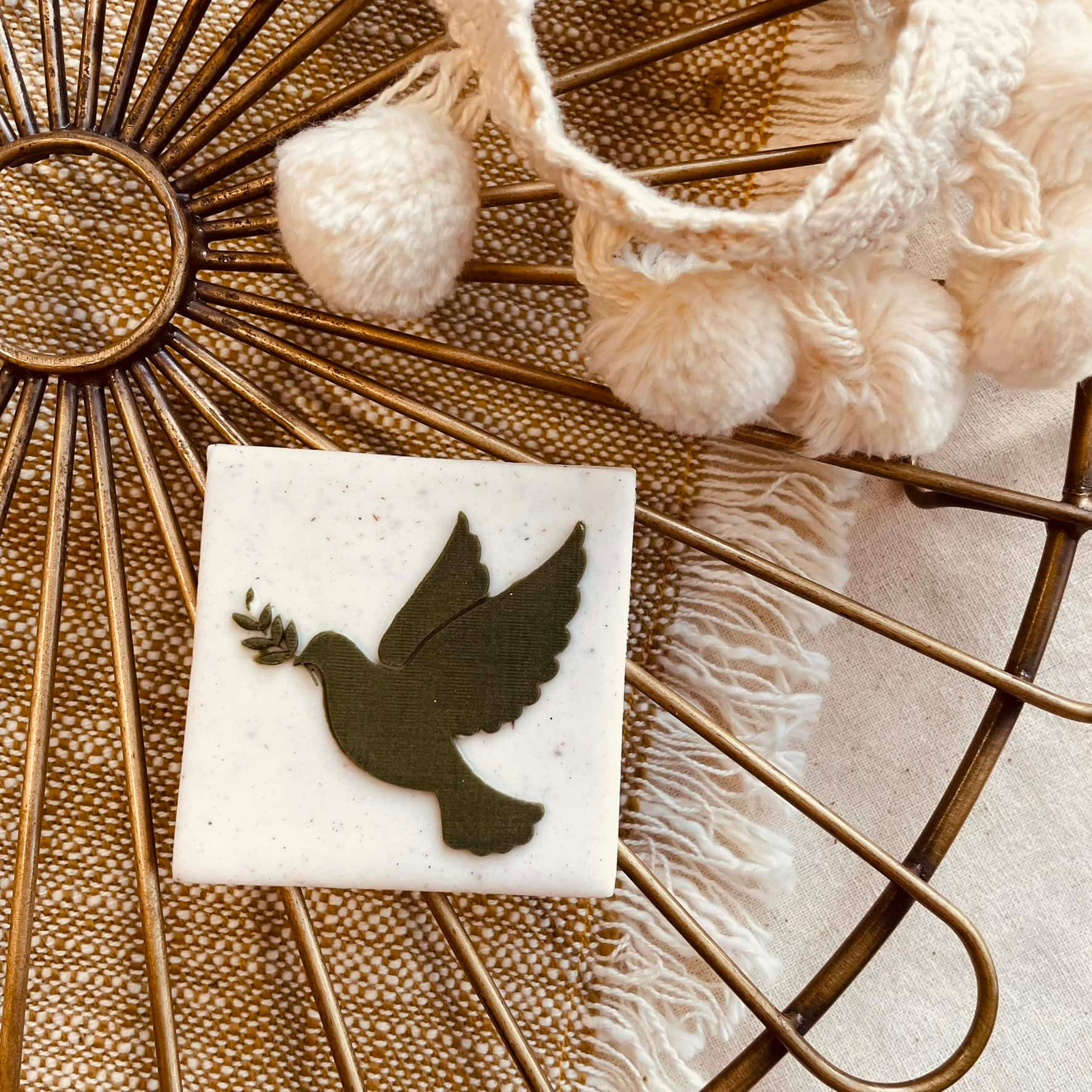 Dove Silhouette Mini Cookie Stamp
