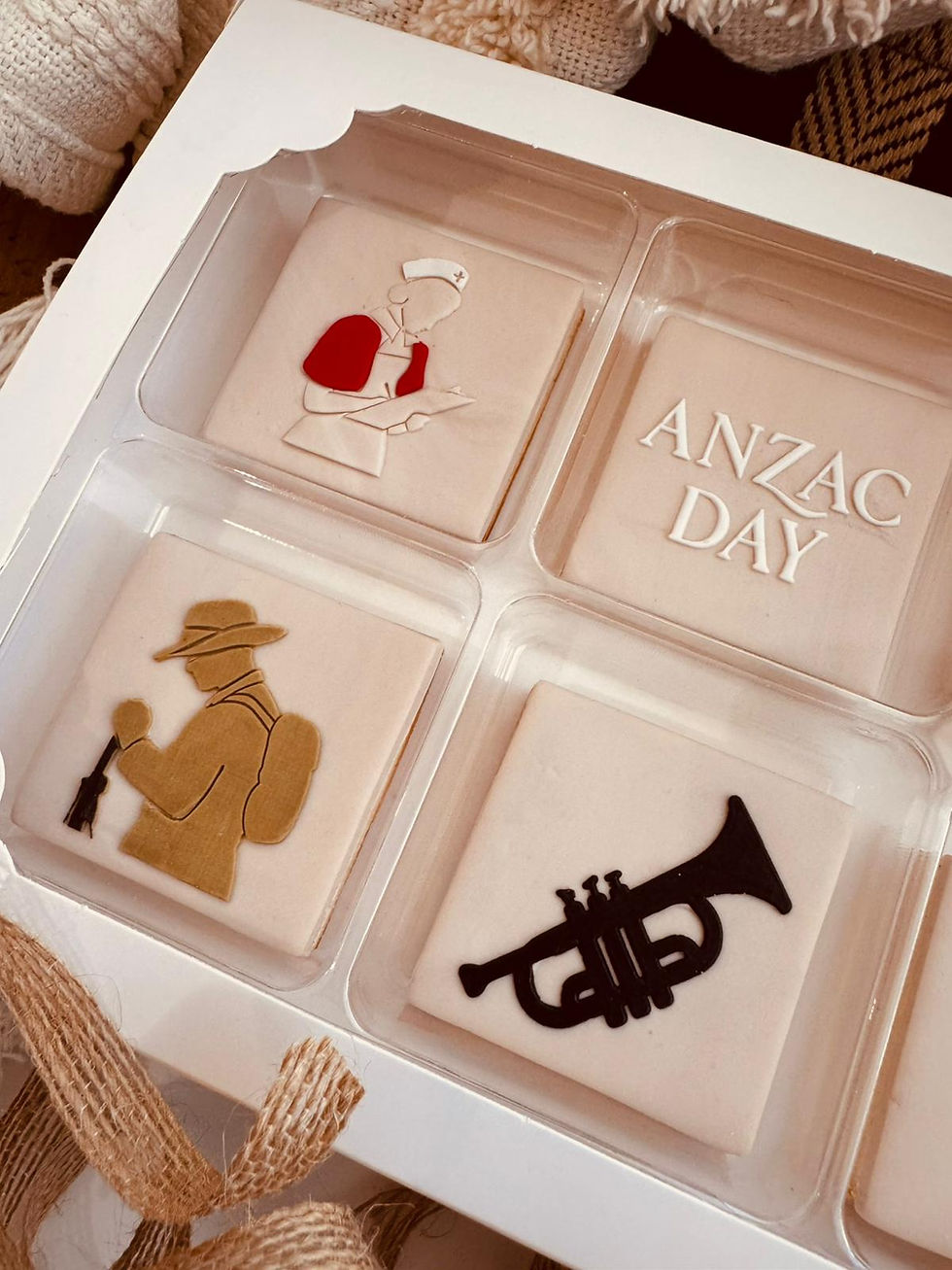 Thumbnail: ANZAC Day cookie stamp and cutter bundle
