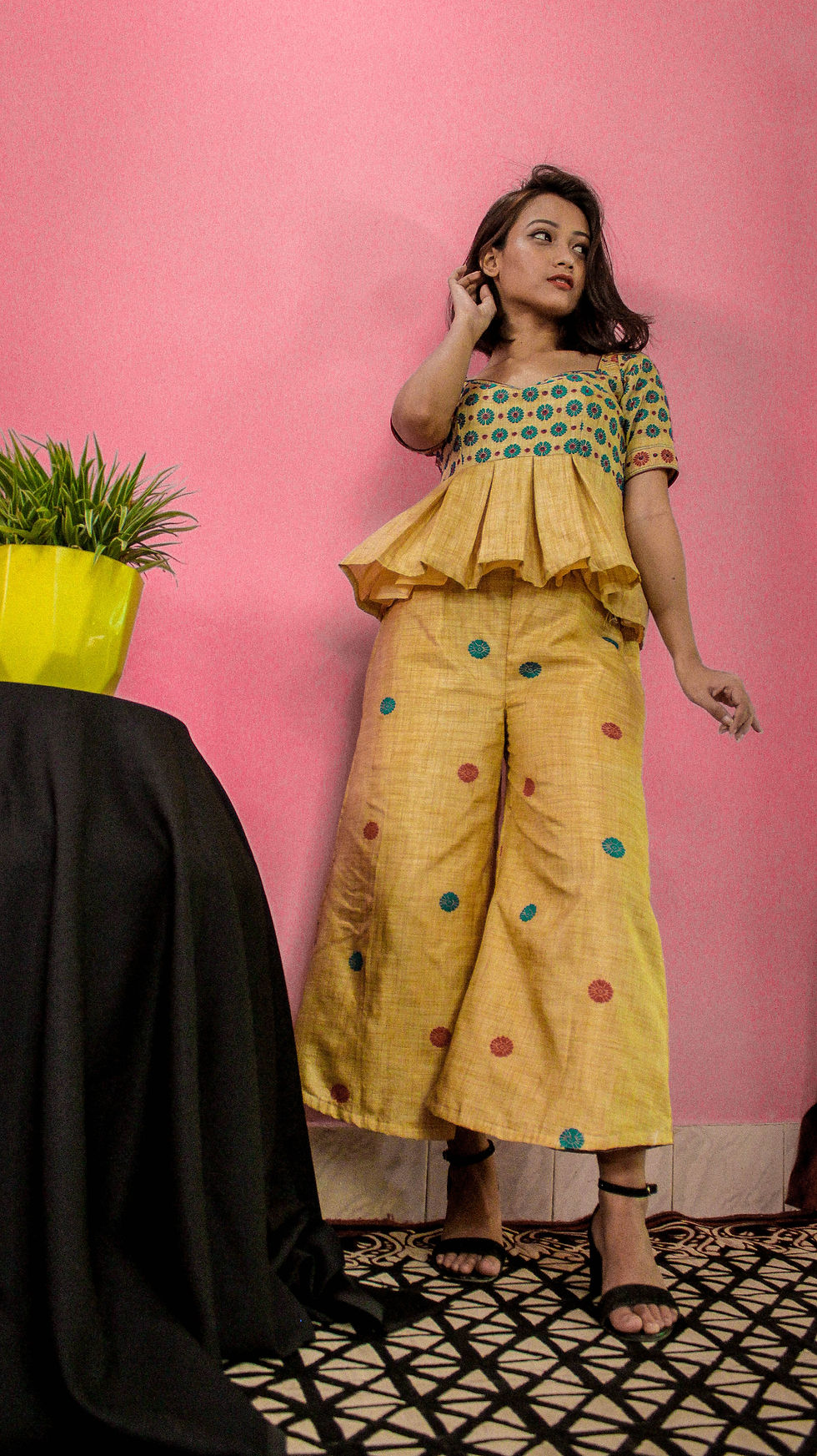 Thumbnail: Peplum Top & Palazo Pant
