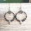 Miniature : Boucles d'oreilles Johanna noire 