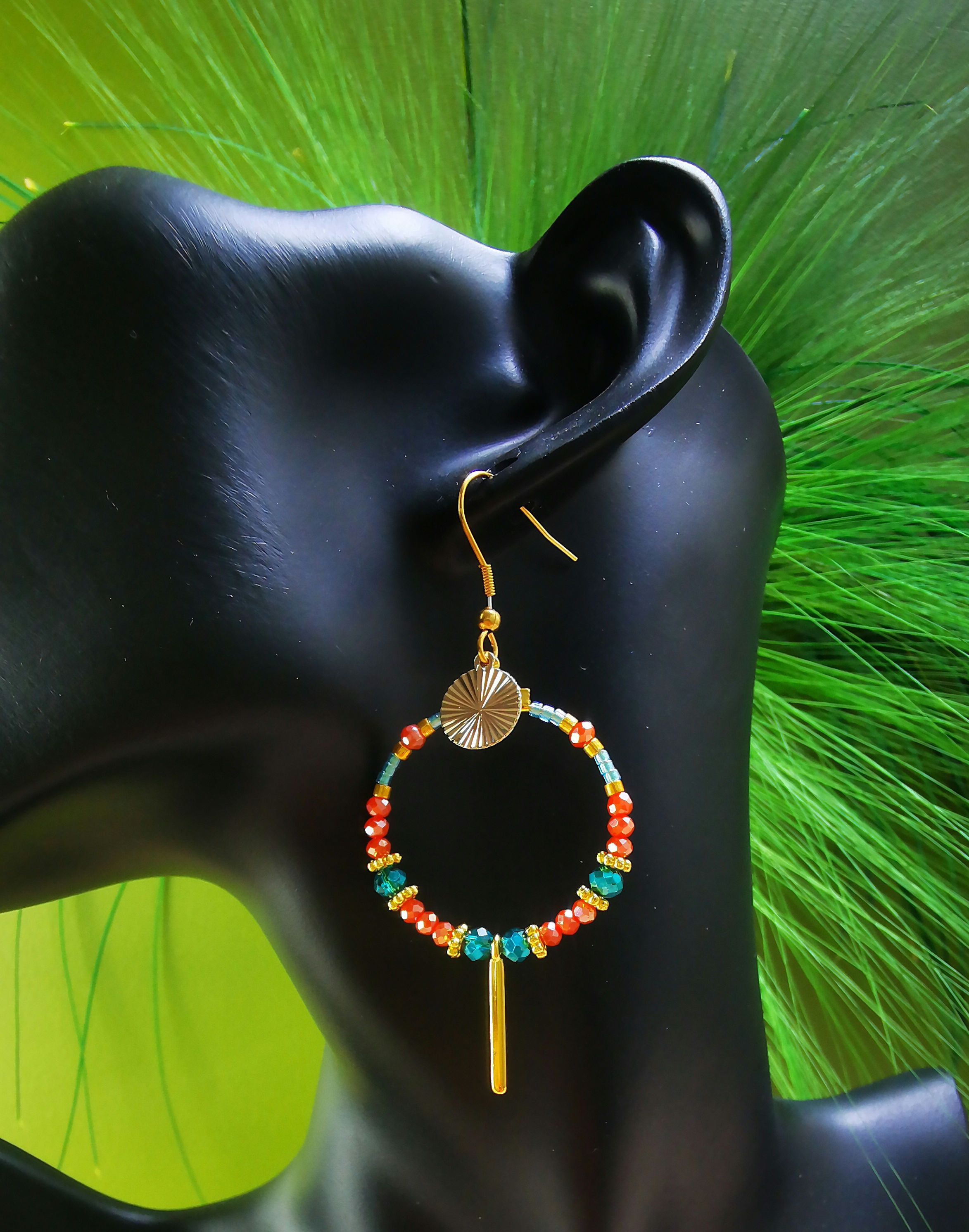 Boucles d'oreilles Johanna collection Rainbow beach 