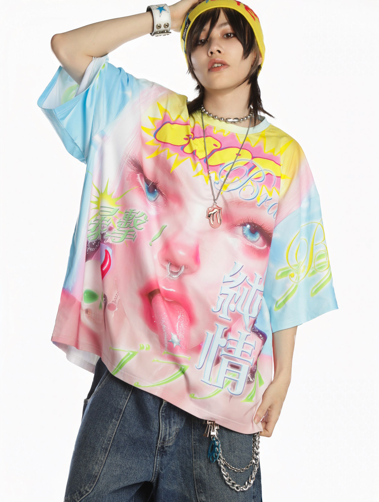 BRATブラート純情暴擊！ OVERSIZED TEE