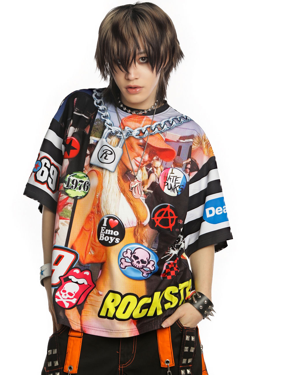 Thumbnail: Y2K ROCKSTAR OVERSIZED TEE