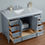 Thumbnail: New Yorker 48" Grey Single Sink Vanity
