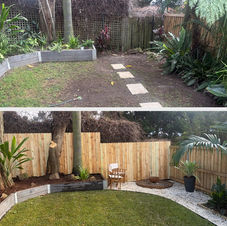 Backyard renovation