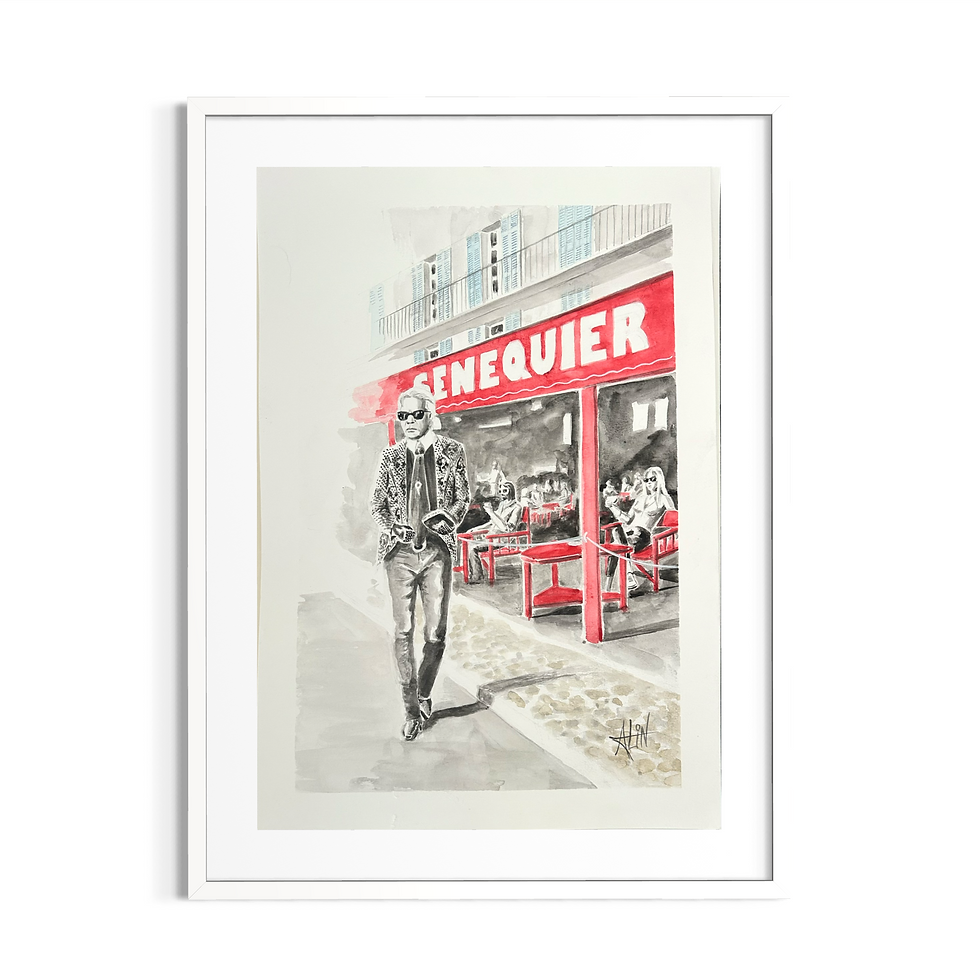 Alin Limited Edition Art Print contempory art saint-tropez 