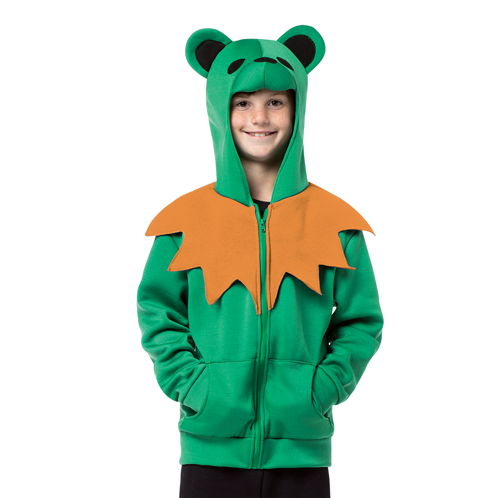 Grateful Dead Bear - Green & Orange