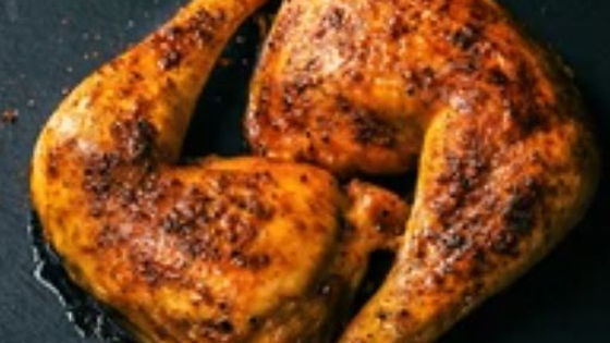 Charcoal Grilled CHICKEN THIGH (1) with side