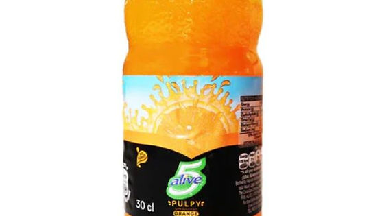 5 Alive Orange Pulpy Fruit Drink