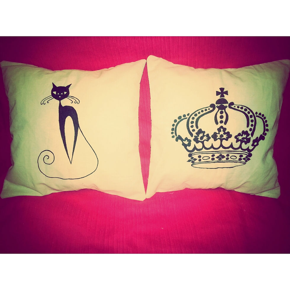 Almohadones hechos a mano