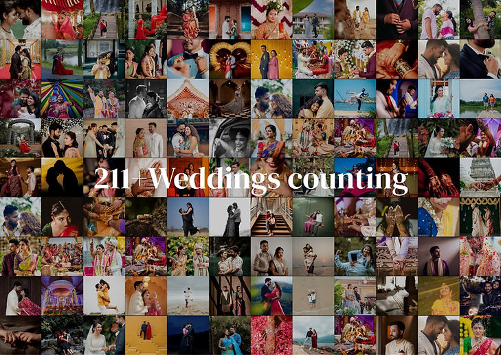 The weddings we have covered so for, Next is yours