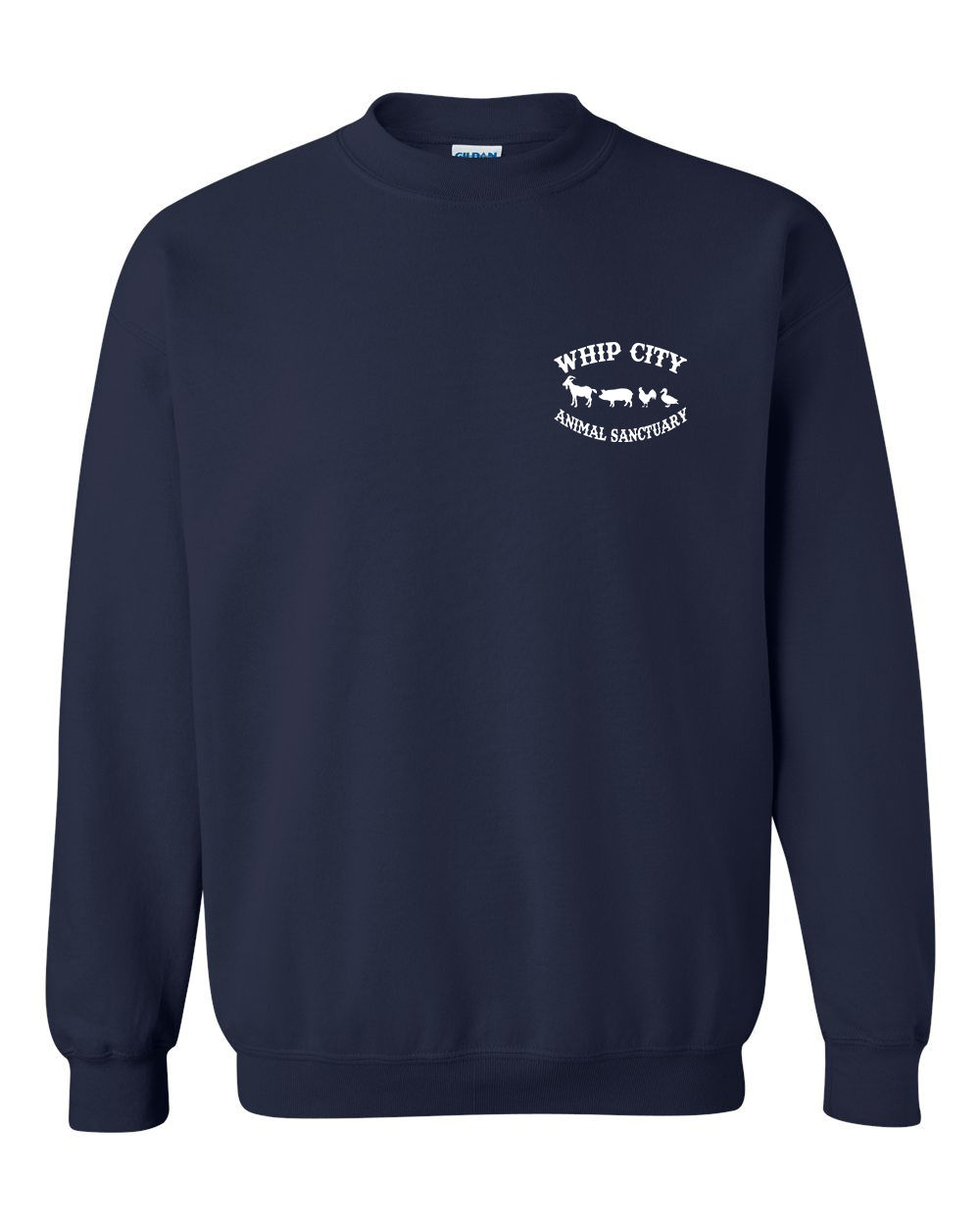 Crew Neck Sweatshirt - Whip City Animal Sanctuary