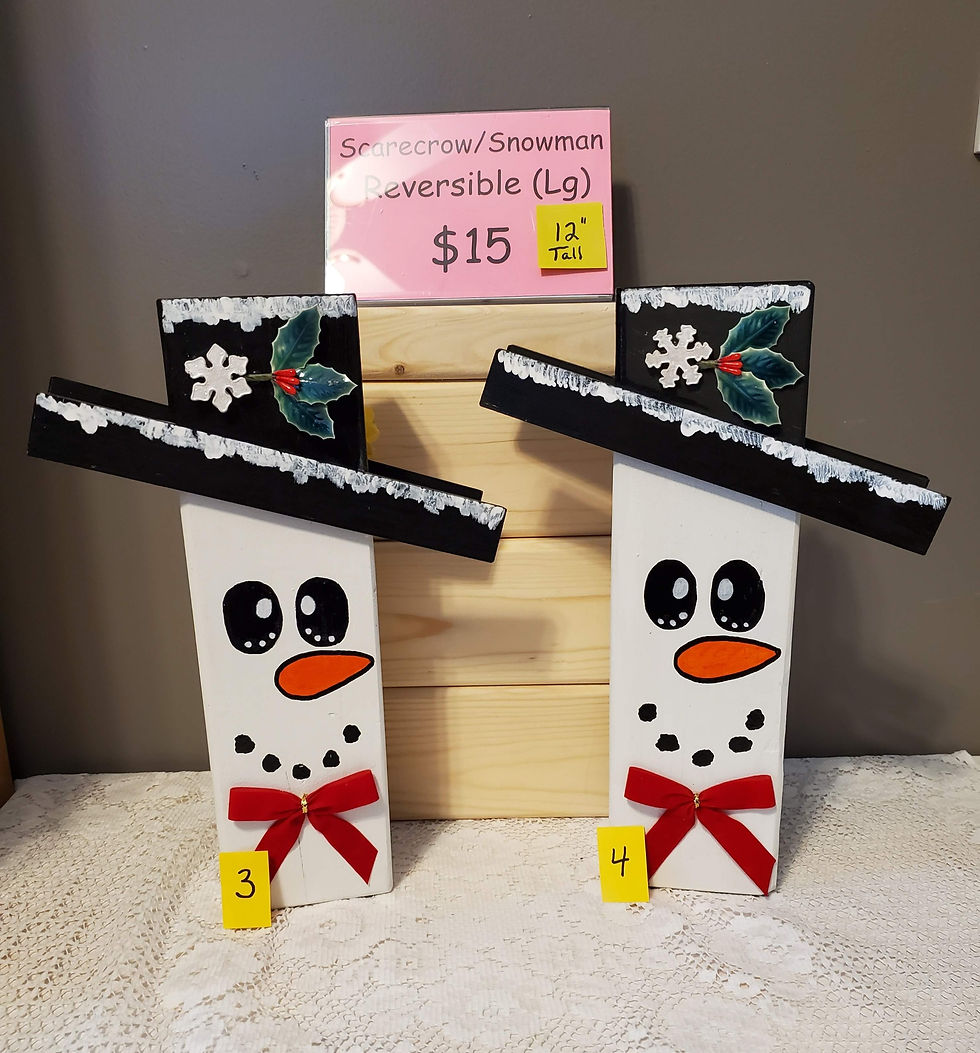 Thumbnail: Reversible Snowman / Scarecrow
