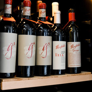 Premium wine selection at Samurai Teppanyaki House Japanese restaurant Adelaide